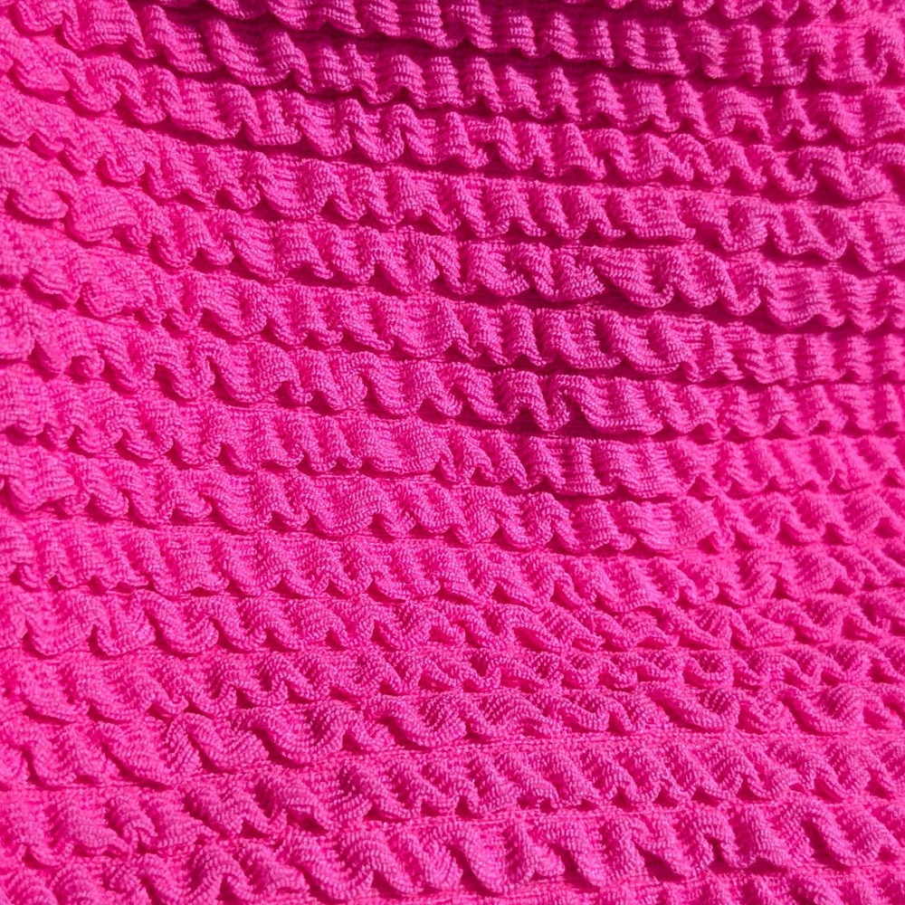 LA Hearts PacSun Pink Cutout O-Ring One Piece Swimsuit Scrunch Barbiecore Sz XS - Picture 8 of 11